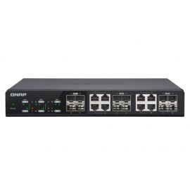 QNAP QSW-M1208-8C switch Gestionado L2 10G Ethernet (100/1000/10000) Negro
