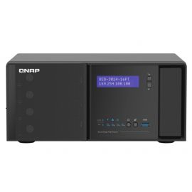 QNAP QGD-3014-16PT-8G switch Gestionado Gigabit Ethernet (10/100/1000) Energía sobre Ethernet (PoE) Negro