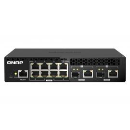 QNAP QSW-M2108R-2C switch Gestionado L2 2.5G Ethernet (100/1000/2500) Energía sobre Ethernet (PoE) Negro